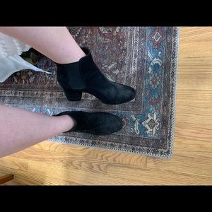 H&M black booties, size 8